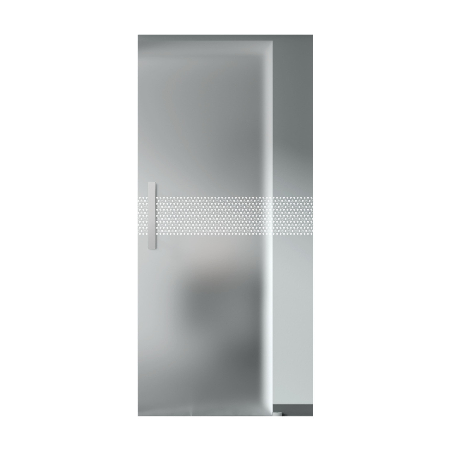 Detail von FLEXO Glasschiebetür Satiniert Floreale L 5661