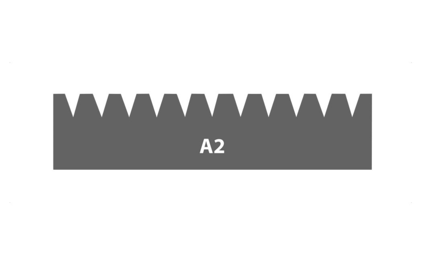 FORBO EUROCOL Zahnleisten Eurotool Notched Trowel A2 28cm