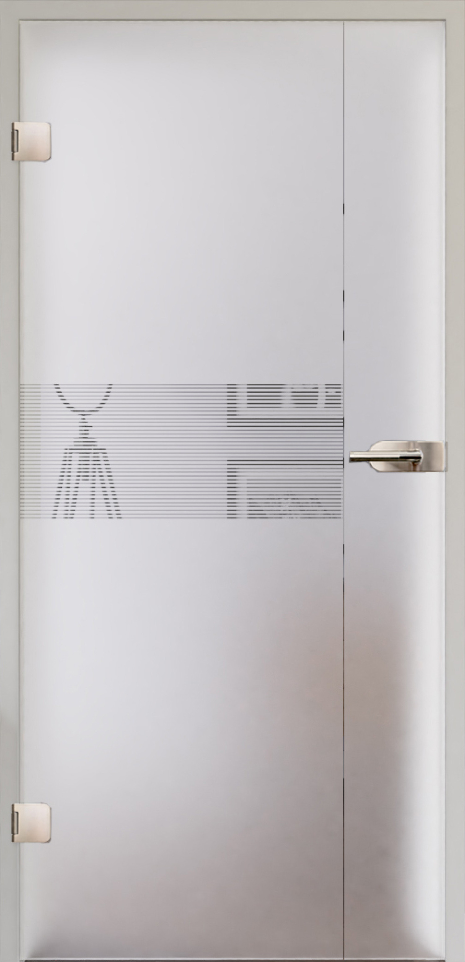 LIENBACHER GLAS Glastür Modell 399 negativ