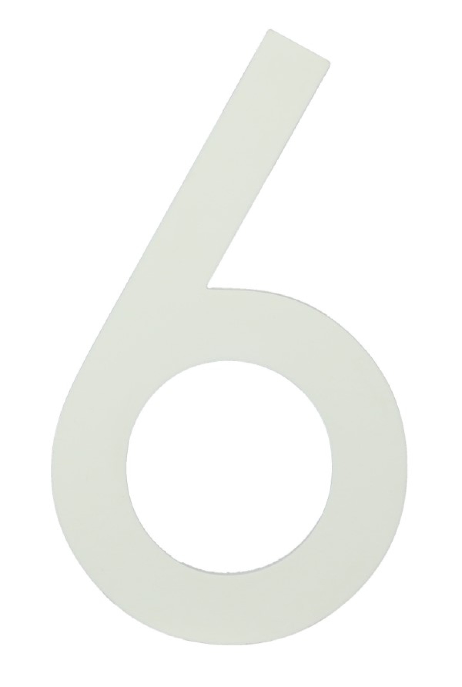 SÜDMETALL Hausnummer 6 nachtleuchtend 