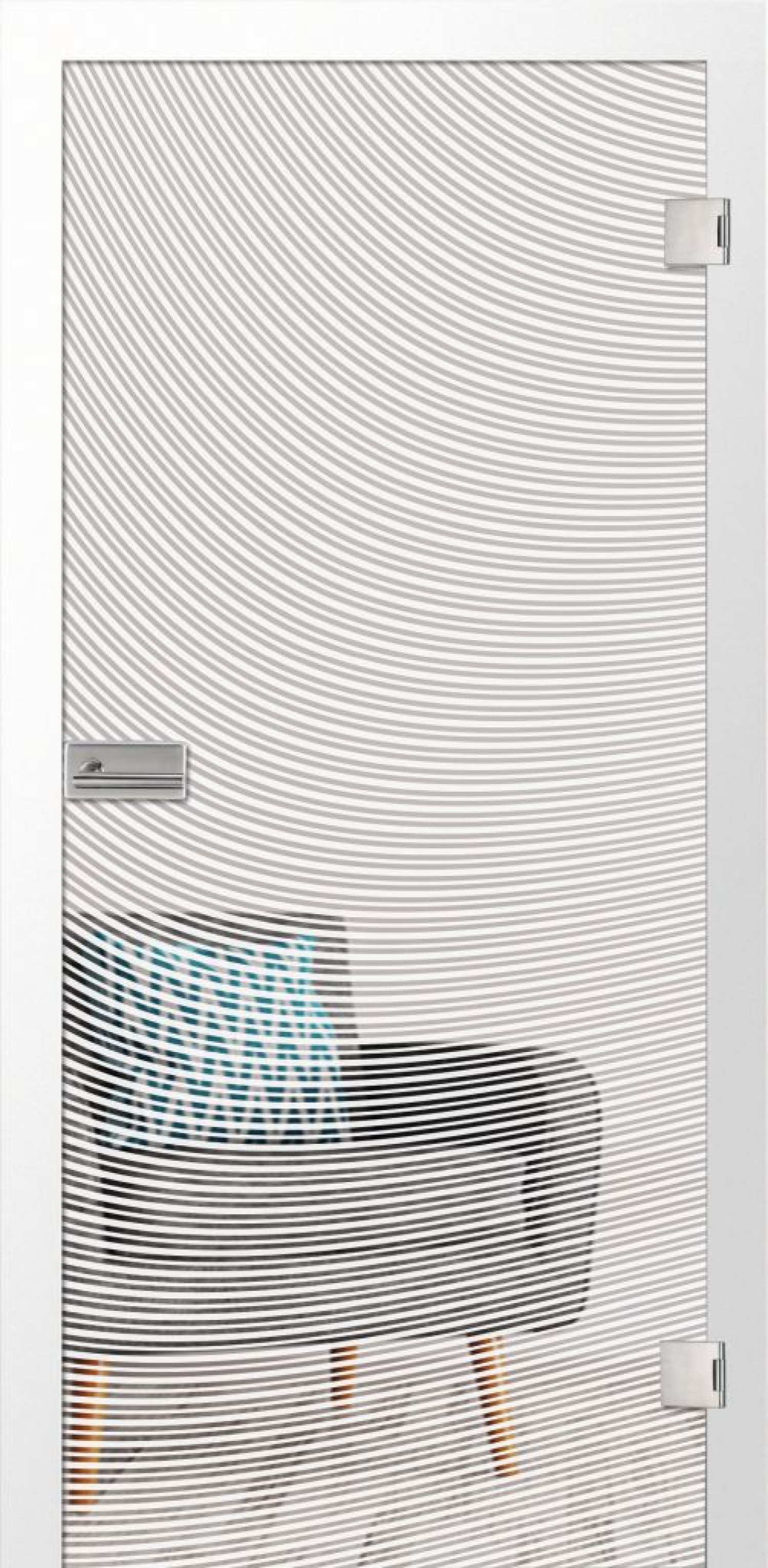 ERKELENZ Glastür Umbrela Mattprint