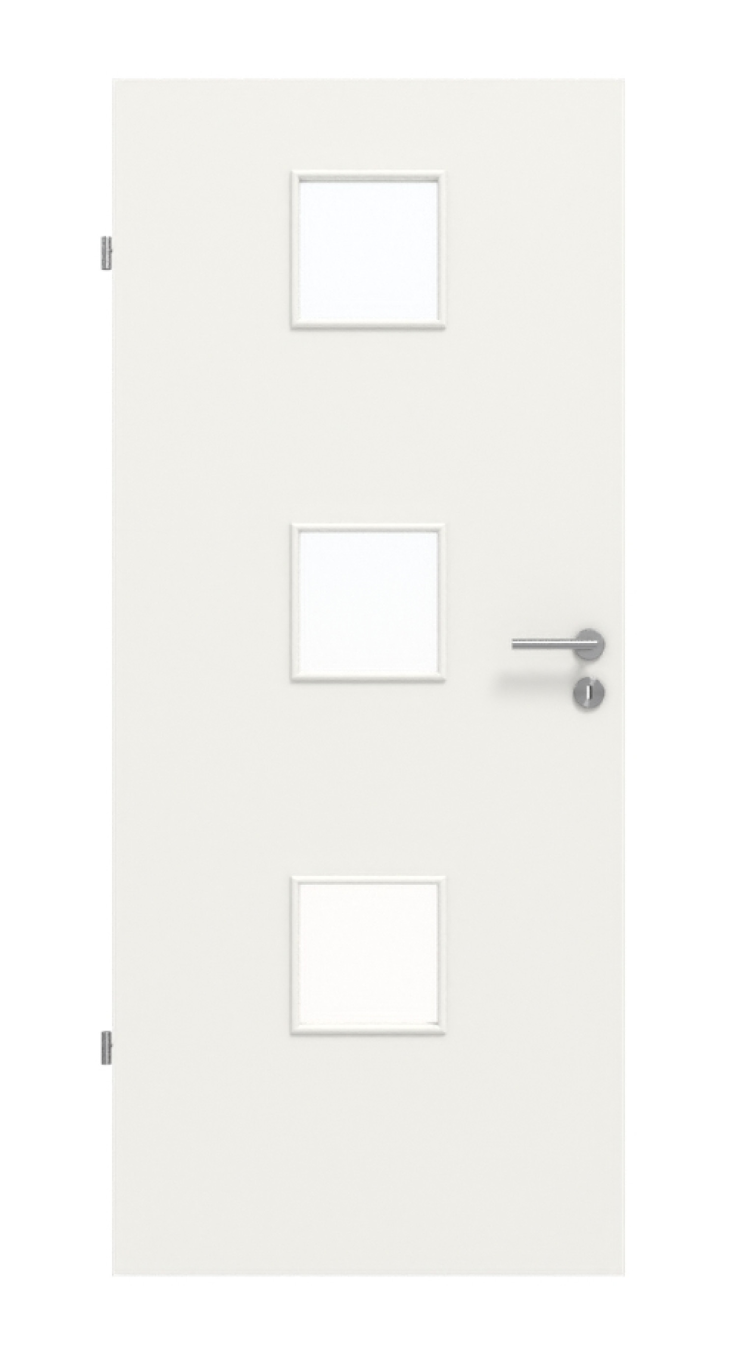 Frontbild von Weiß RAL 9016 LA 10 Basic Durat Innentür - Huga