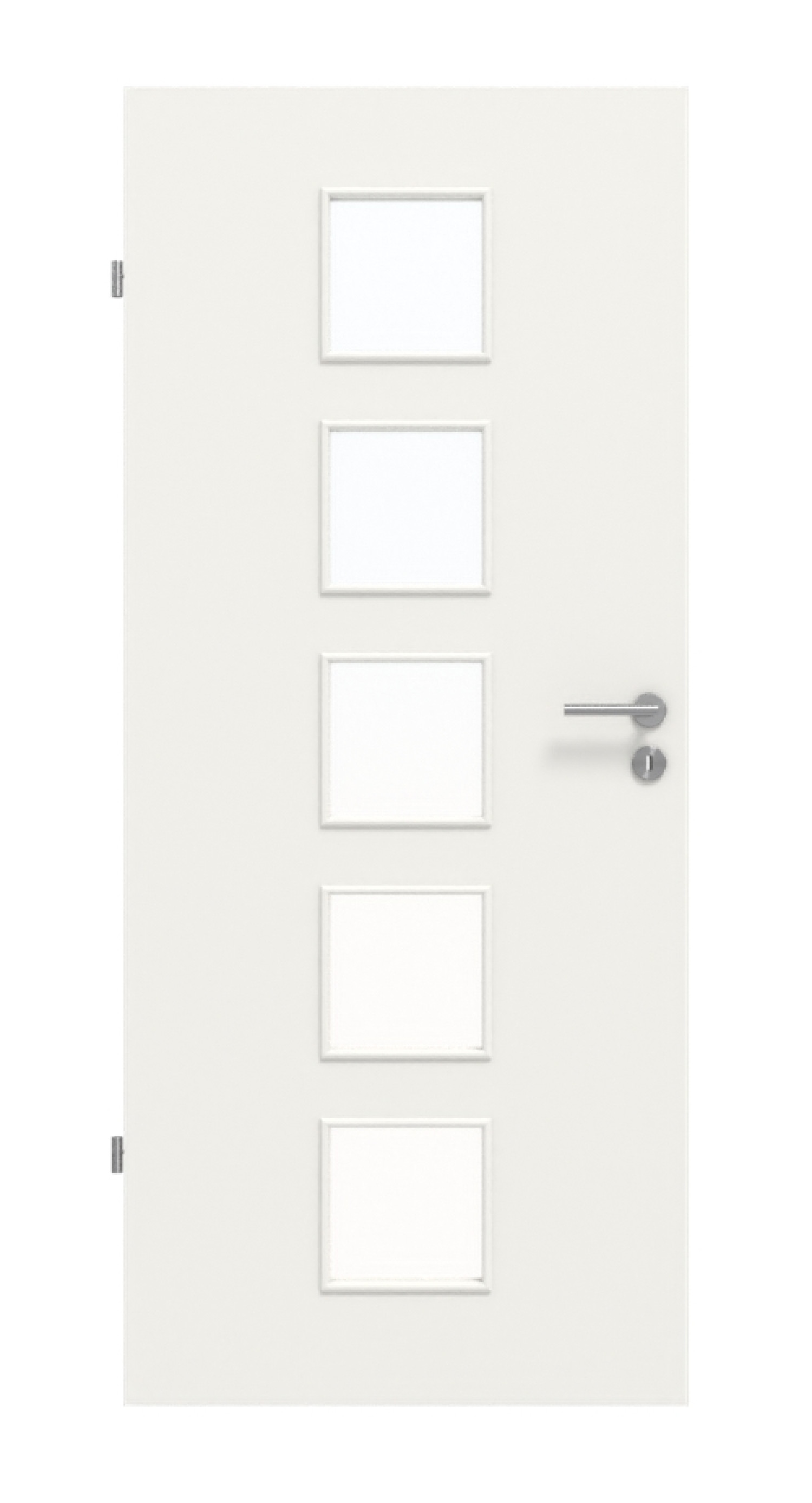Frontbild von Weiß RAL 9016 LA 5 Basic Durat Innentür - Huga