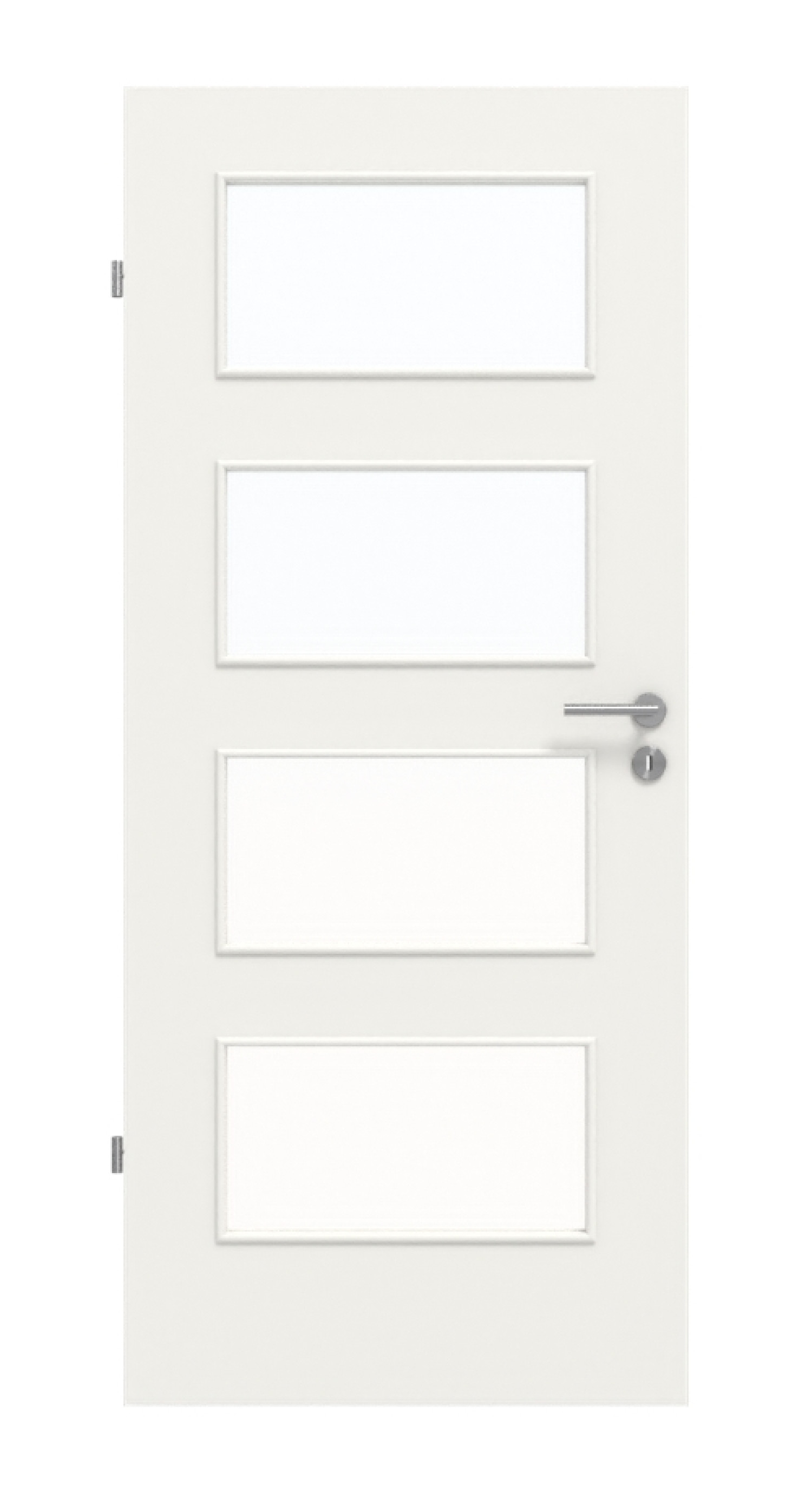 Frontbild von Weiß RAL 9016 LA 9 Basic Durat Innentür - Huga