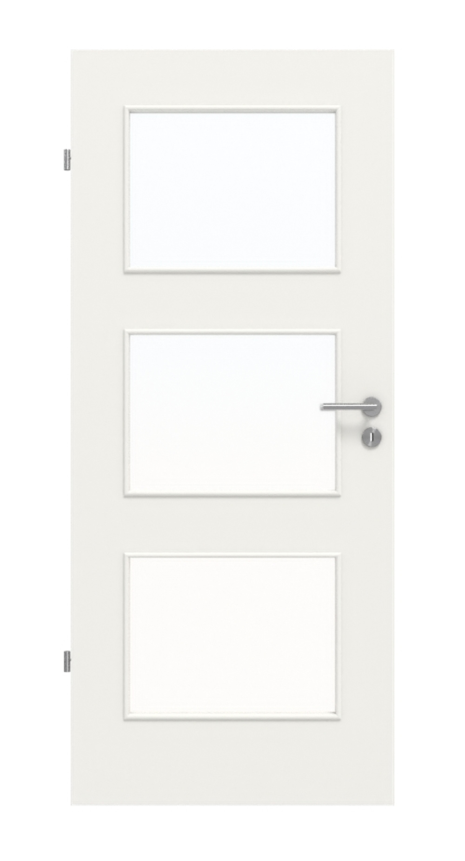 Frontbild von Weiß ähnlich RAL 9016 LA 11 Basic Lack Innentür - Huga