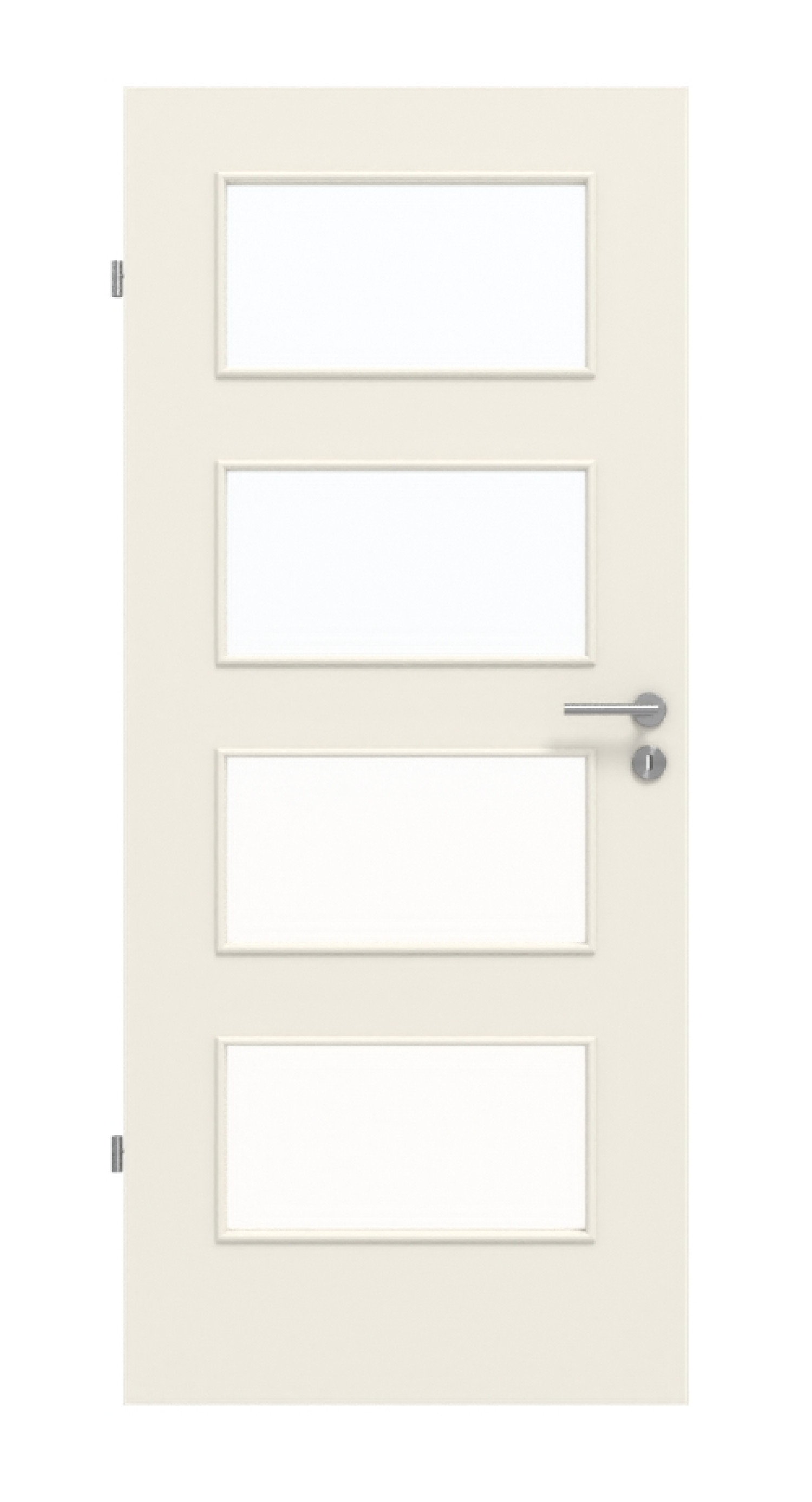 Frontbild von Weiß ähnlich RAL 9010 LA 9 Basic Lack Innentür - Huga