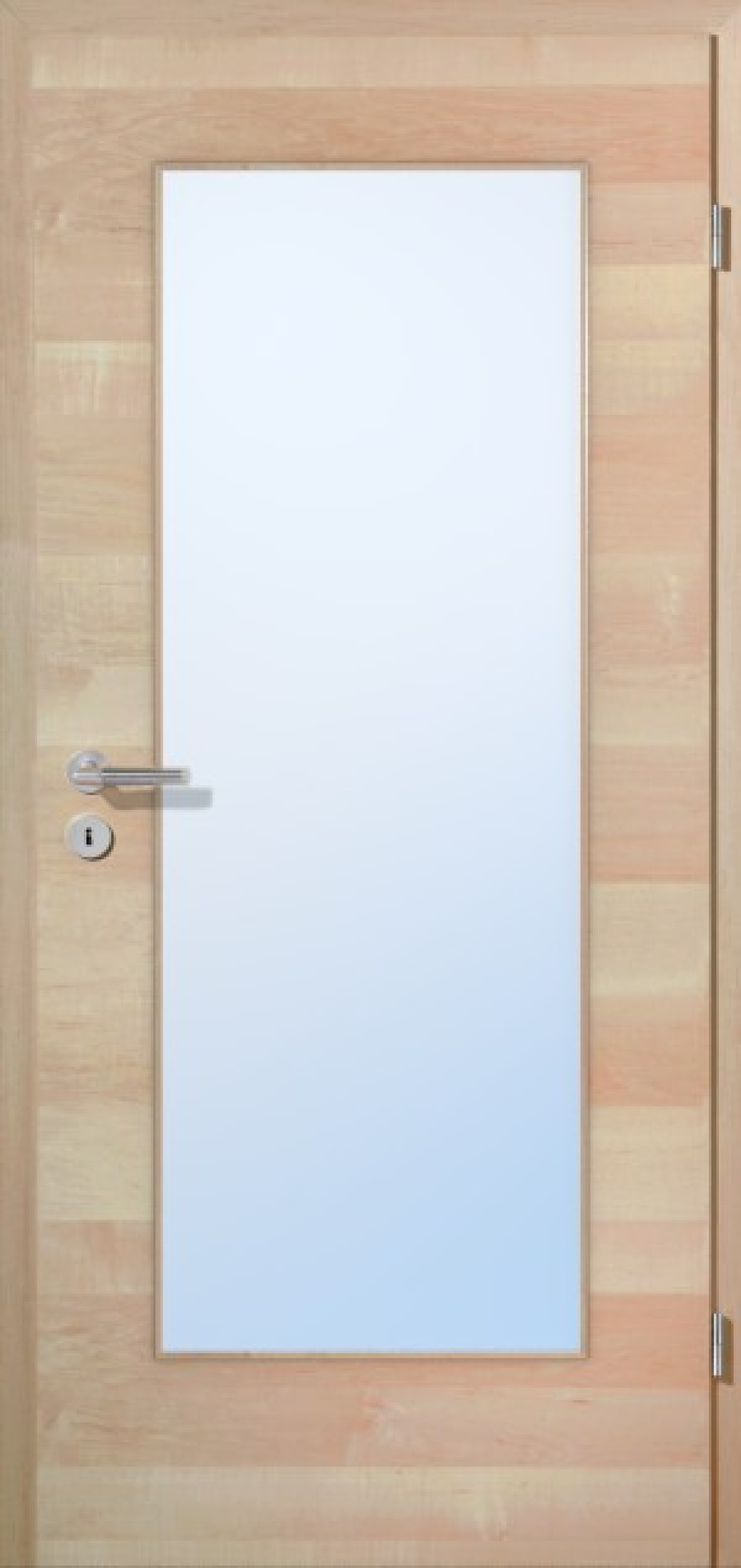 JELD-WEN Innentür kanad. Ahorn Quer Living Optima Echtholzfurniert mit Lichtausschnitt LÖ-20