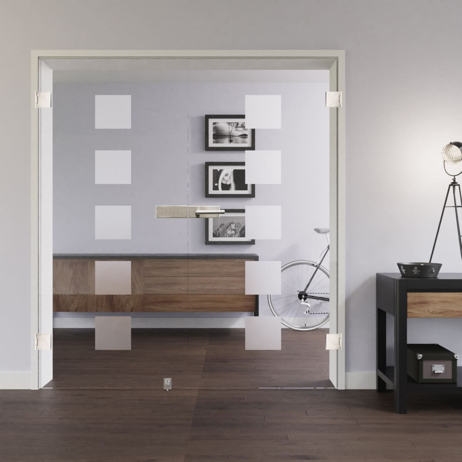Ansicht von LIENBACHER GLAS Ganzglas Doppelflügeltür Modell 303 Klarglas