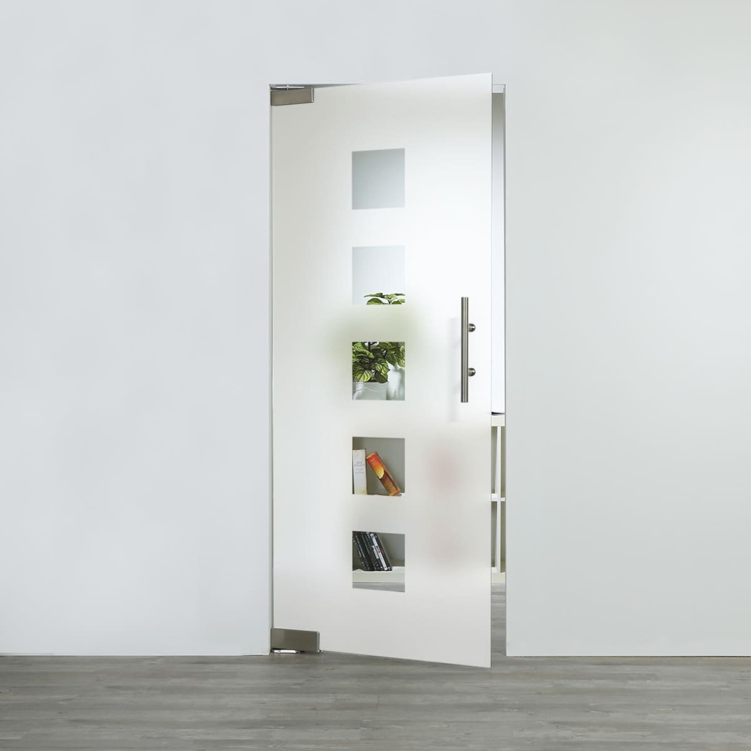 LIENBACHER GLAS Glaspendeltür Modell 303 negativ Klarglas