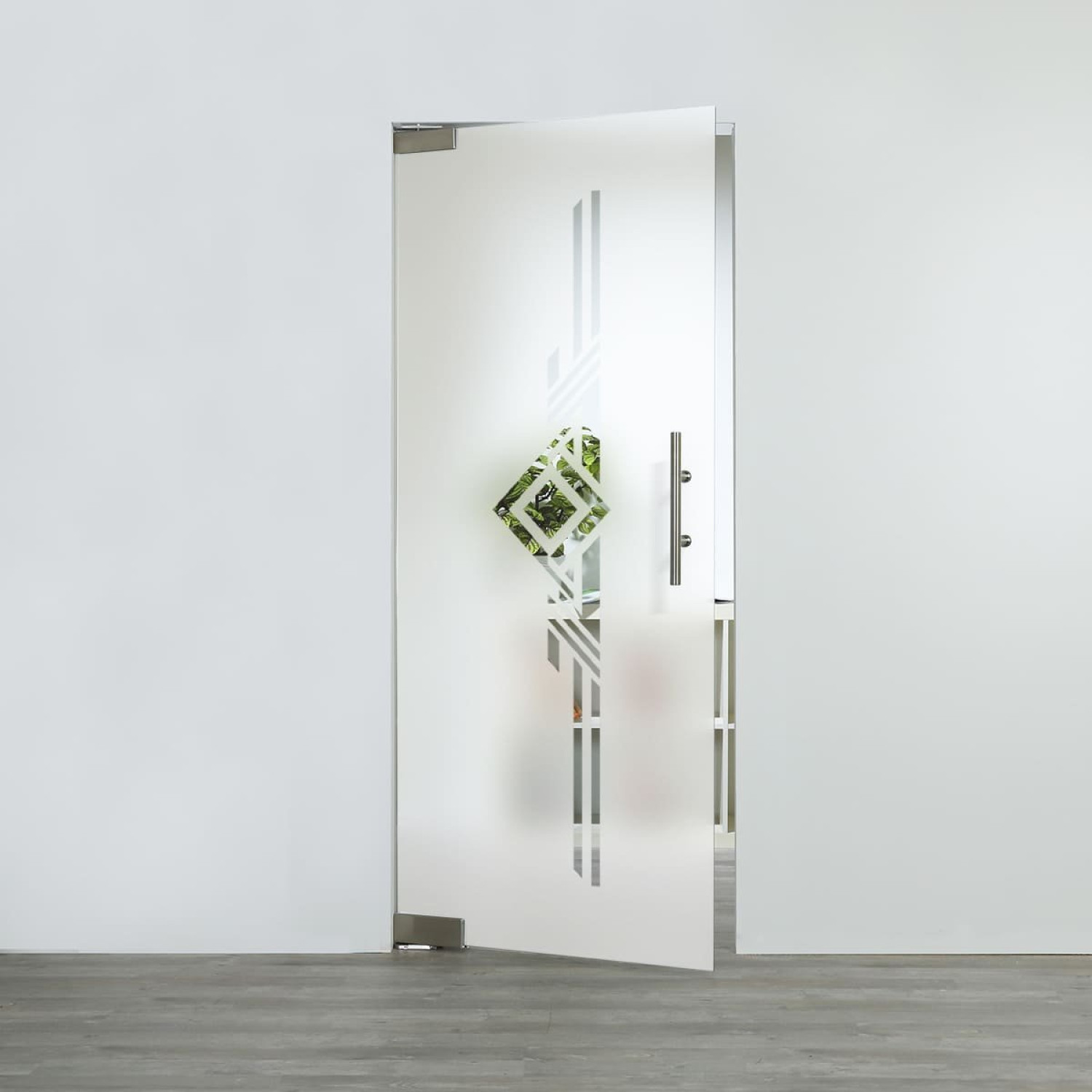 LIENBACHER GLAS Glaspendeltür Modell 307 negativ Klarglas