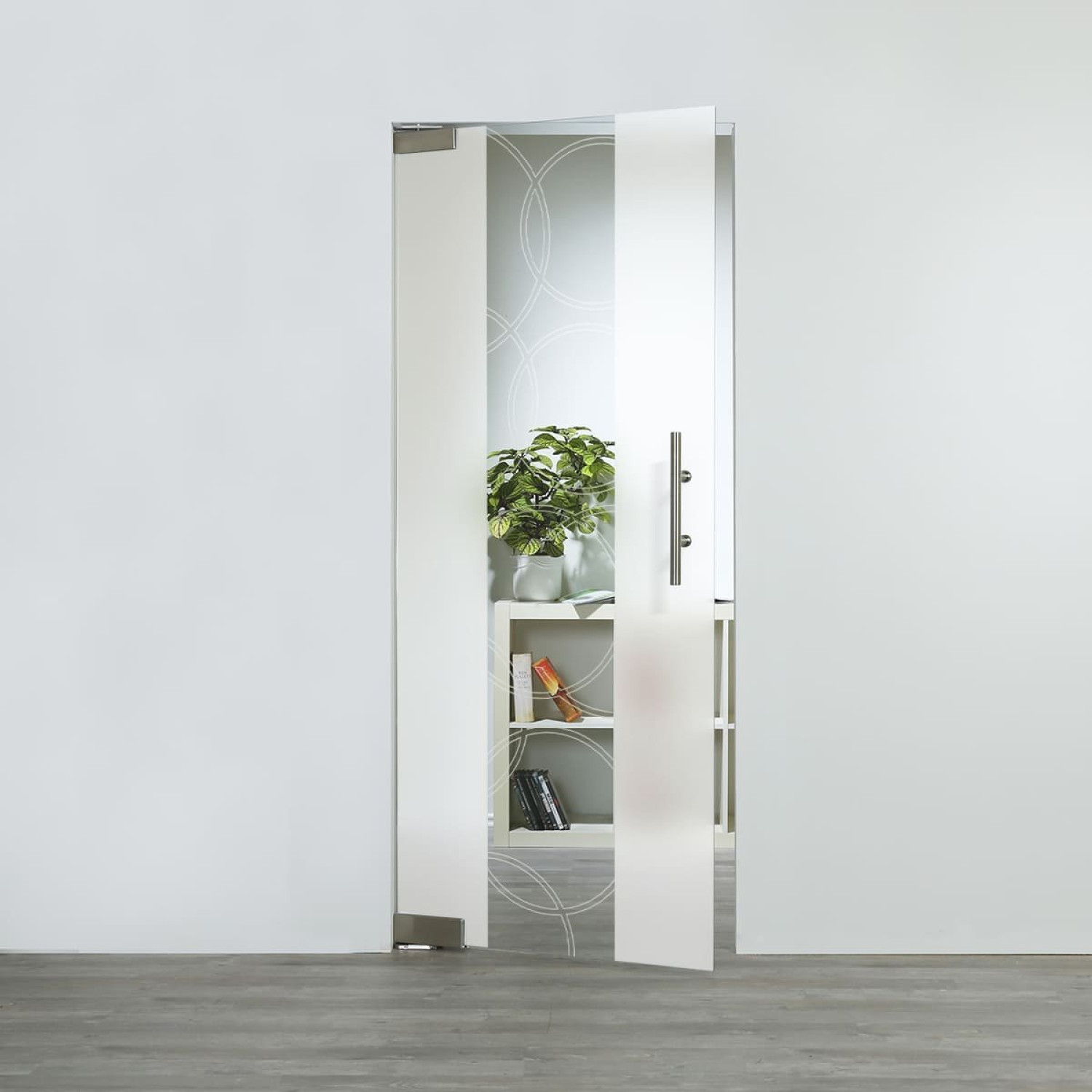 LIENBACHER GLAS Glaspendeltür Modell 328 negativ Klarglas