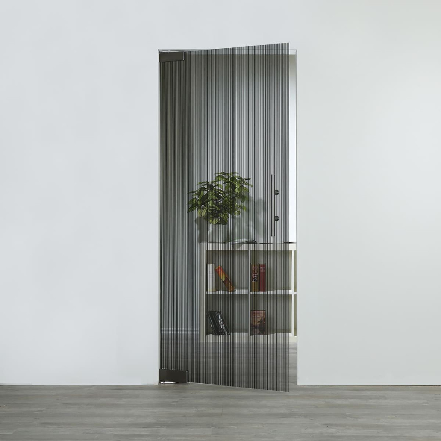 LIENBACHER GLAS Glaspendeltür Modell 637 Black Signature Klarglas
