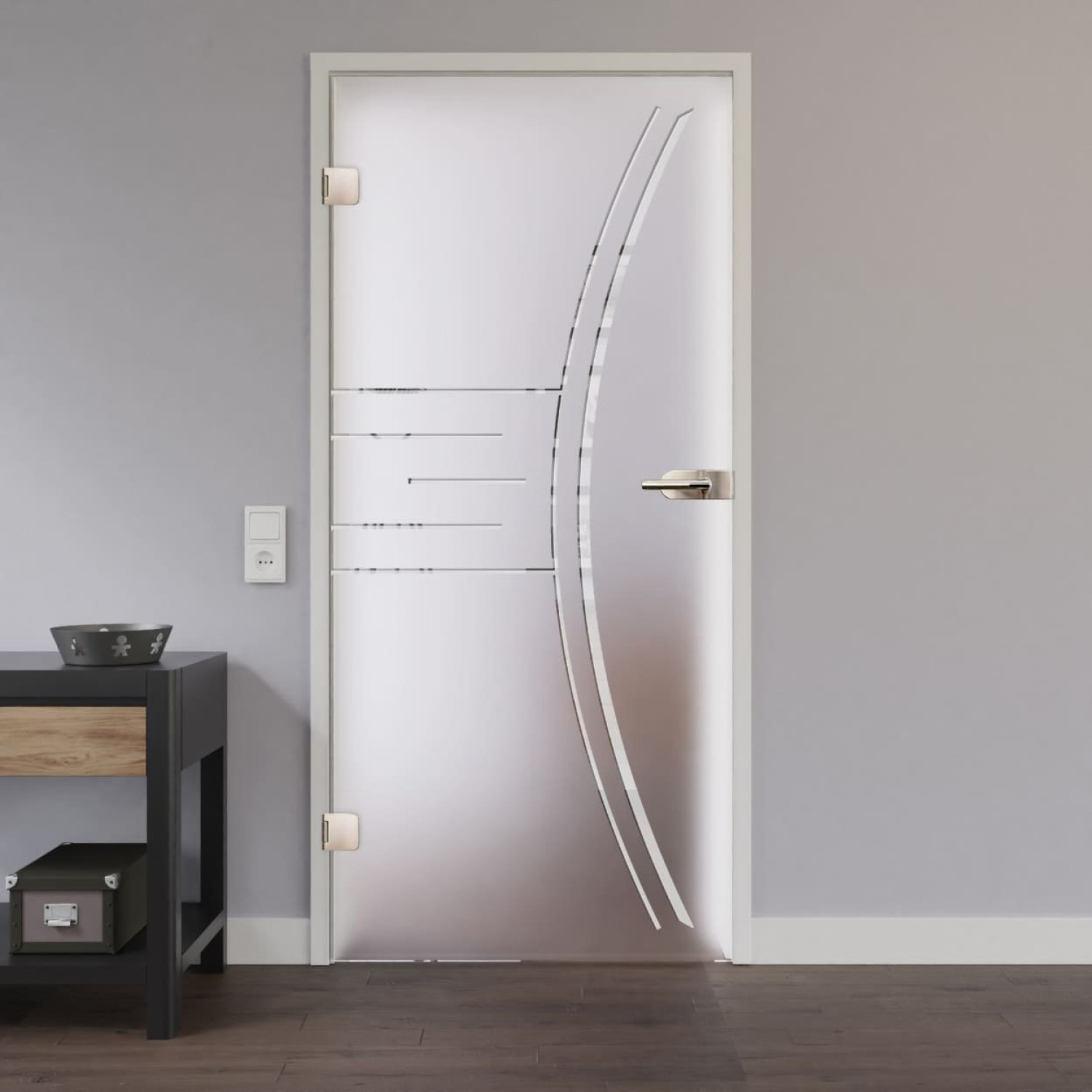 Ansicht von LIENBACHER GLAS Glastür Modell 203 Satiniert