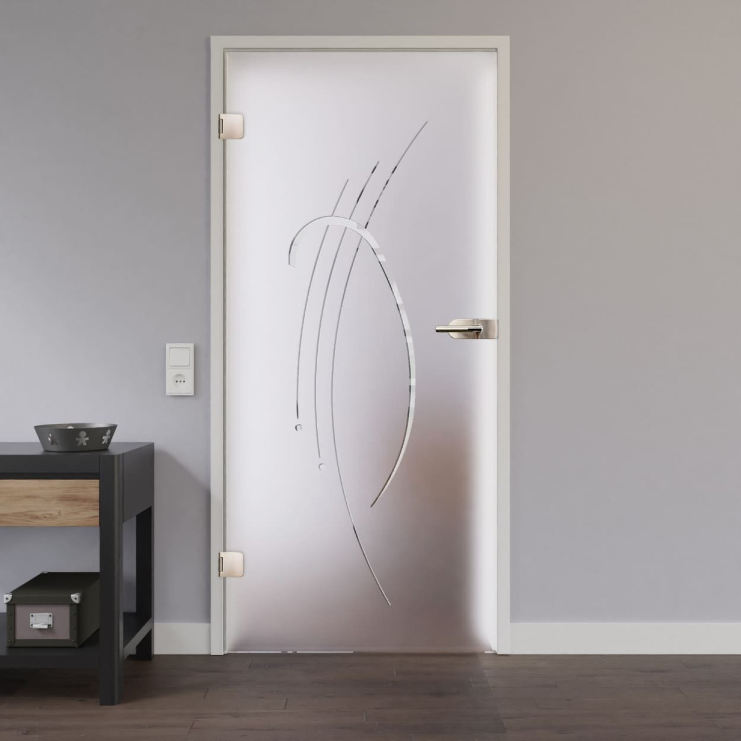 Ansicht von LIENBACHER GLAS Glastür Modell 206 Satiniert