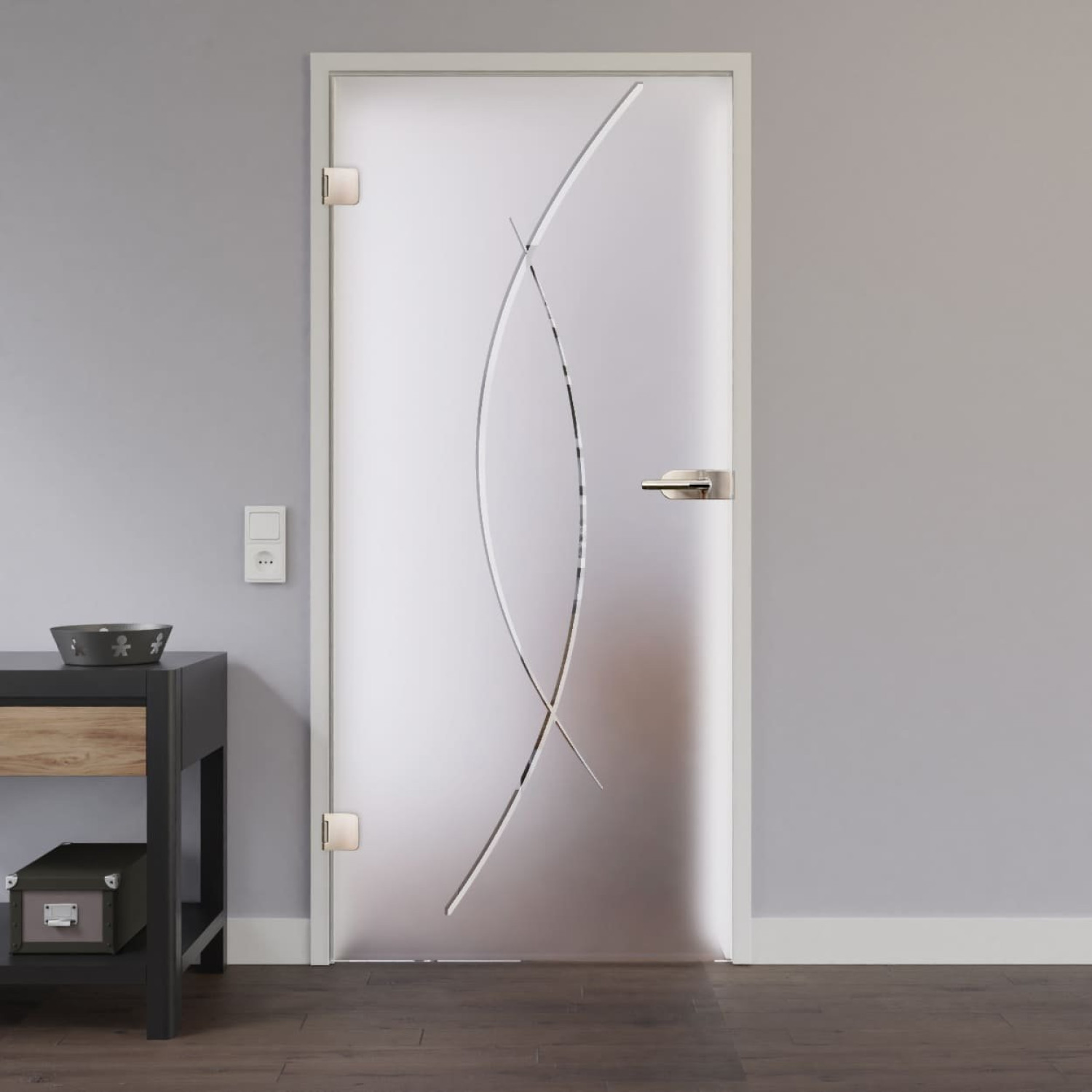 Ansicht von LIENBACHER GLAS Glastür Modell 207 Satiniert