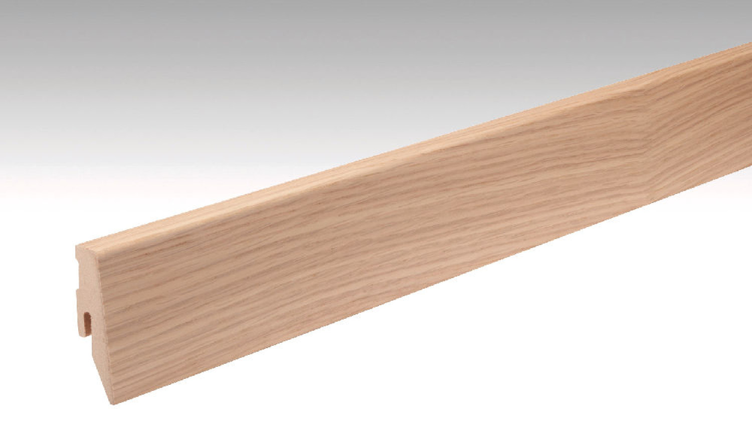 Eiche Optik Gelaugt Echtholzfurnierte Fußleiste Profil 3 PK (2380 x 20 x 60 mm) - MEISTER