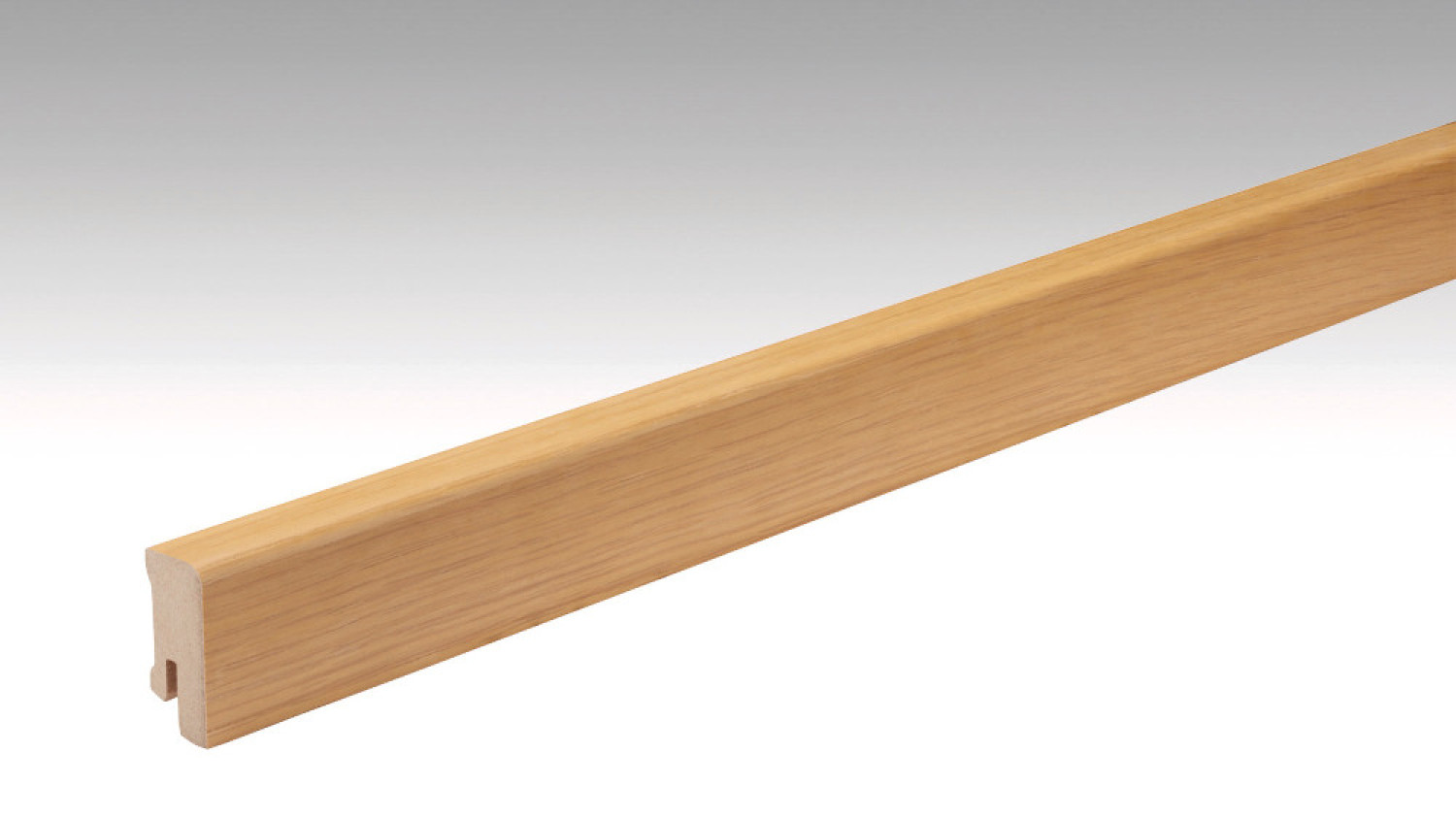 Eiche Nature Echtholzfurnierte Fußleiste Profil 14 MK (2380 x 16 x 38 mm) - MEISTER