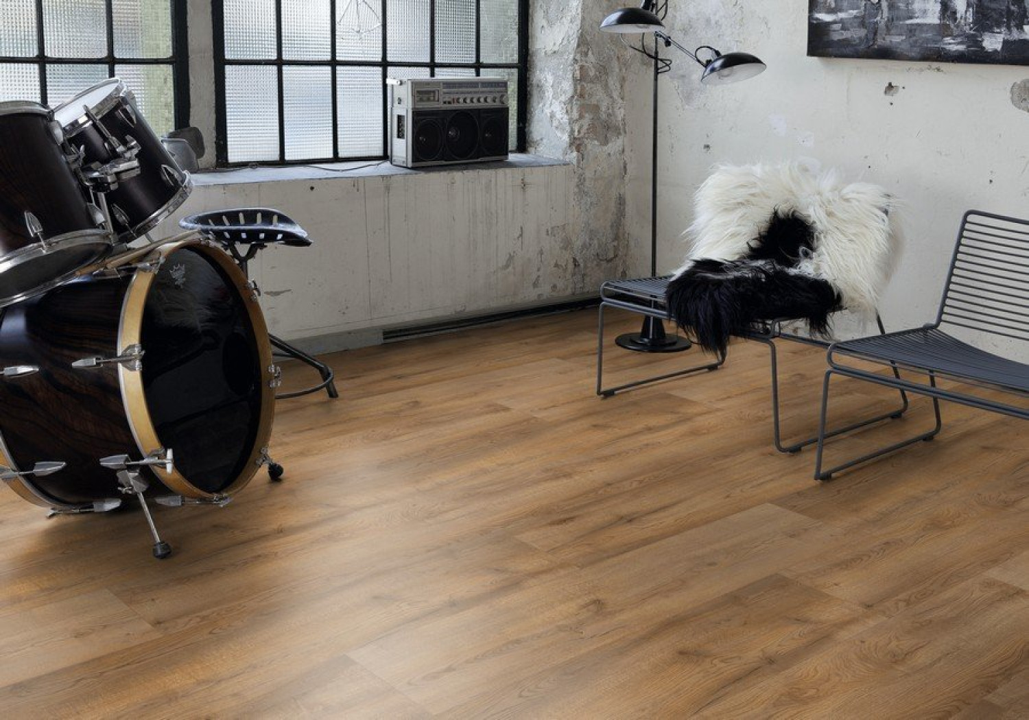 KAINDL Klick-Vinyl Eiche LORCA Breitdiele SOLID PRO SPC 4.0