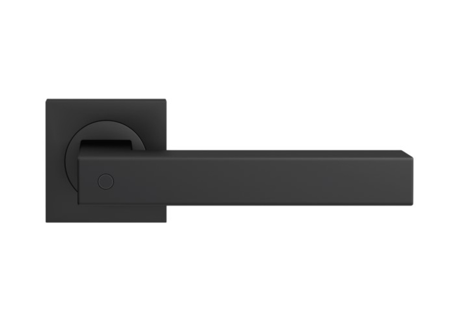 Seattle ER46Q KD Basic Kosmos schwarz Quadratrosette verschließbar ohne Schlüsselrosette Zimmertürgarnitur - Karcher Design