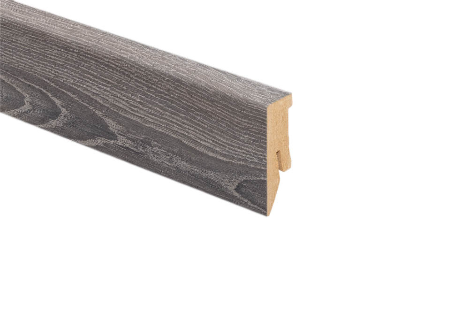 Sockelleiste Eiche SILEA folienummantelt 2600 x 50 x 18 mm - Kaindl