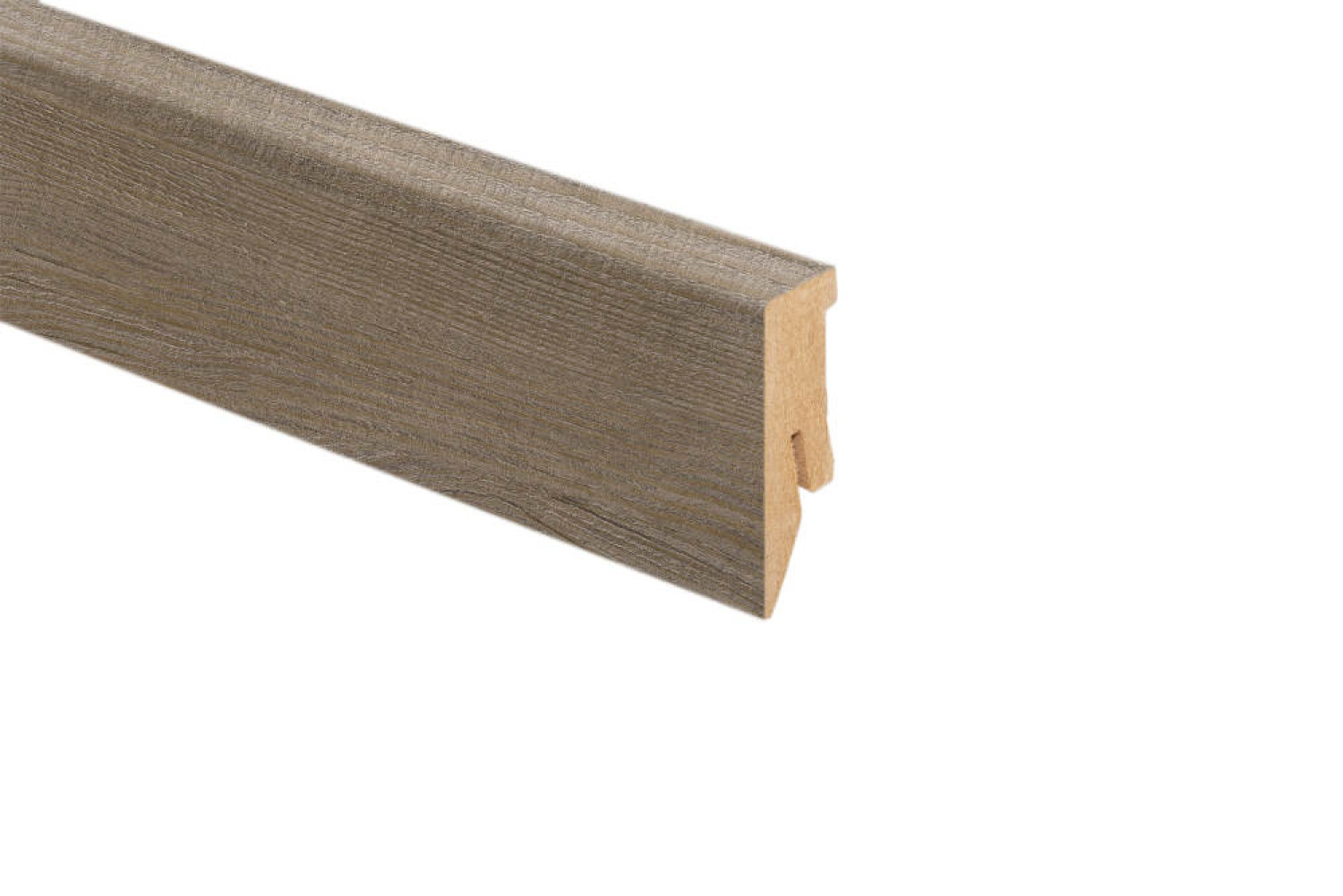 Sockelleiste Eiche BACOA folienummantelt 2600 x 50 x 18 mm - Kaindl
