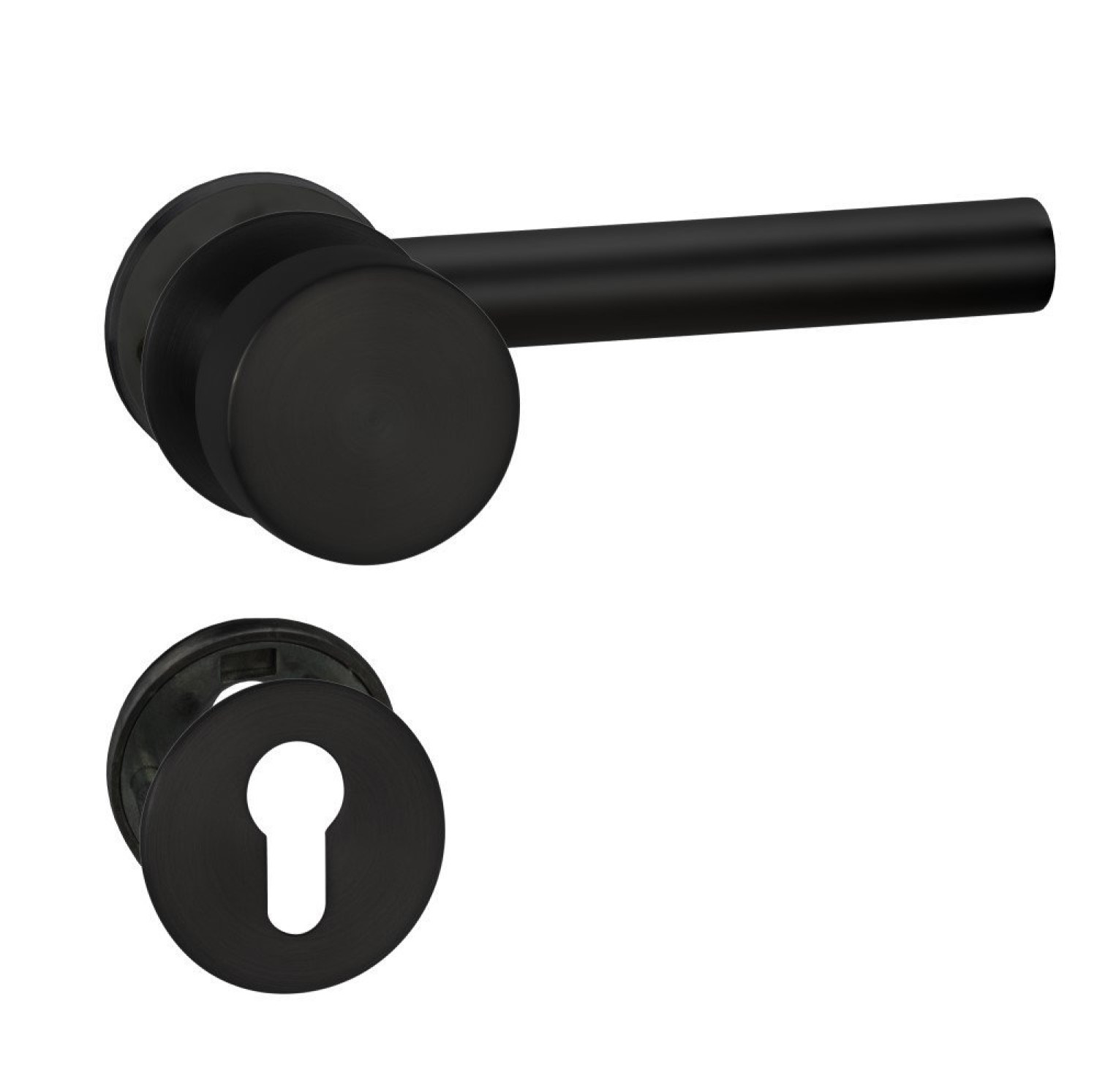 LIENBACHER GLAS Yuna Classik Magnetic Wechsel mattschwarz Türgriff