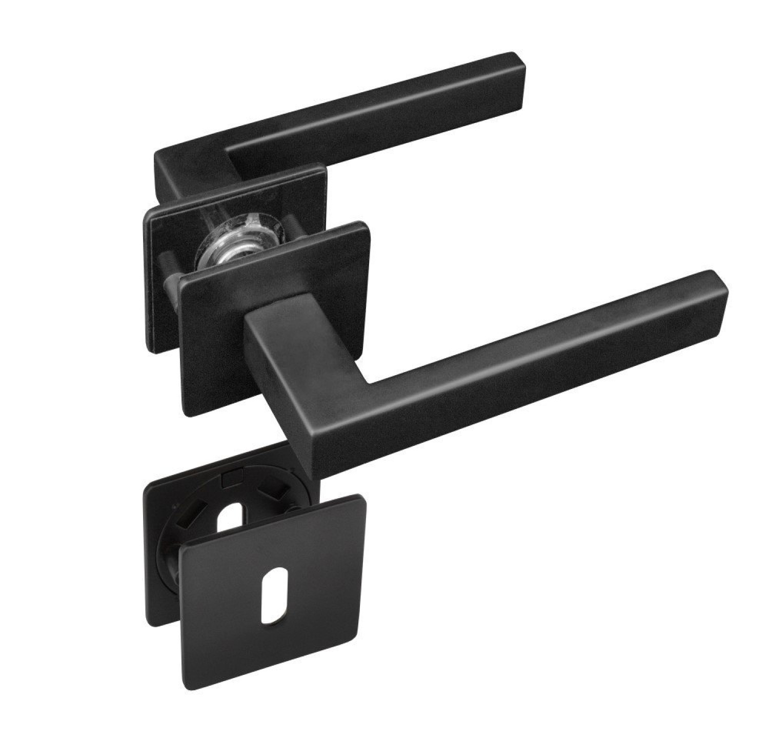 LIENBACHER GLAS Yuna Quatro Magnetic mattschwarz Türgriff