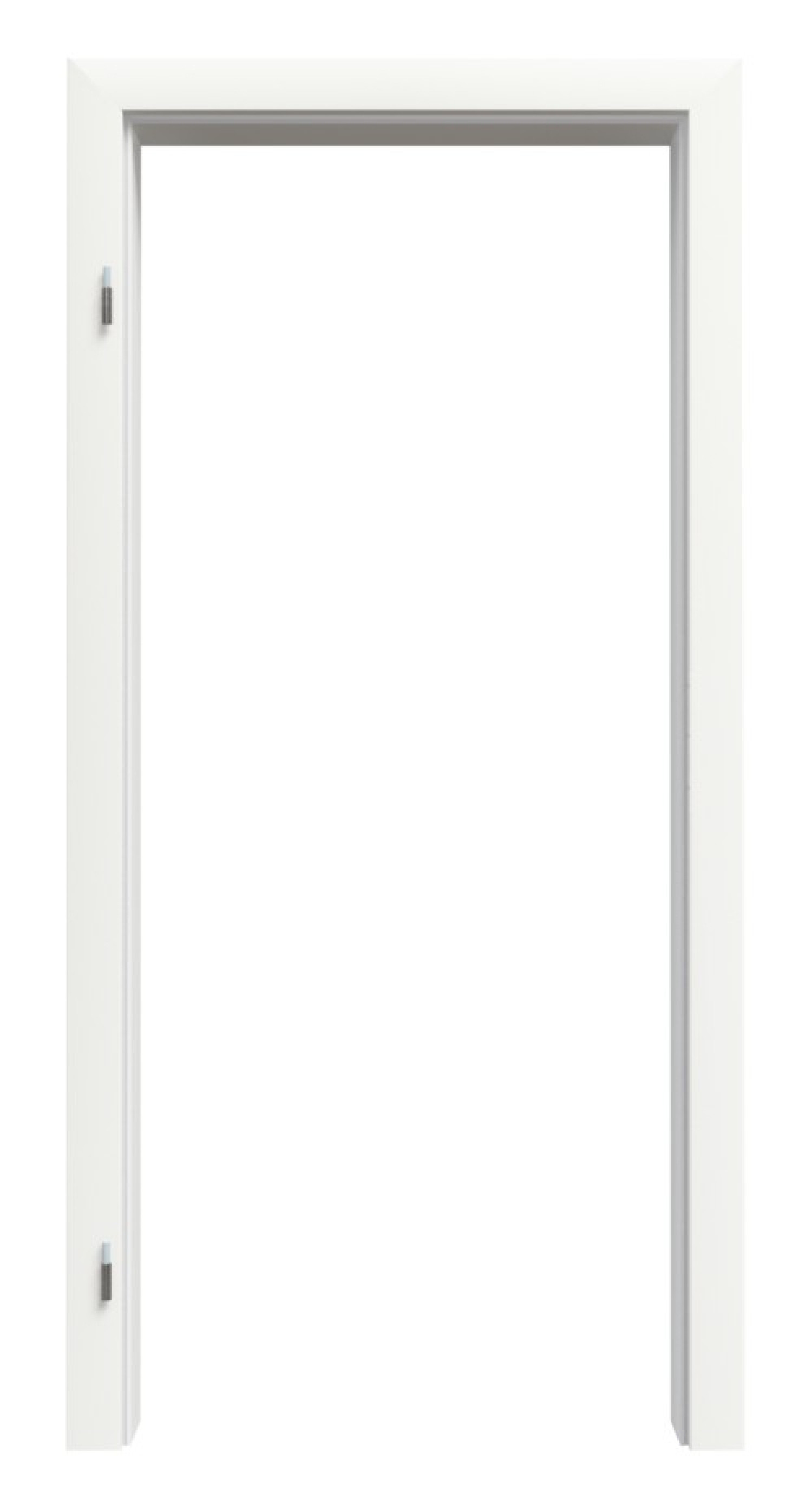 Bild von Zarge für Wohnungseingangstüren Weißlack RAL 9016 Premium ZA-01 mit Rundkante