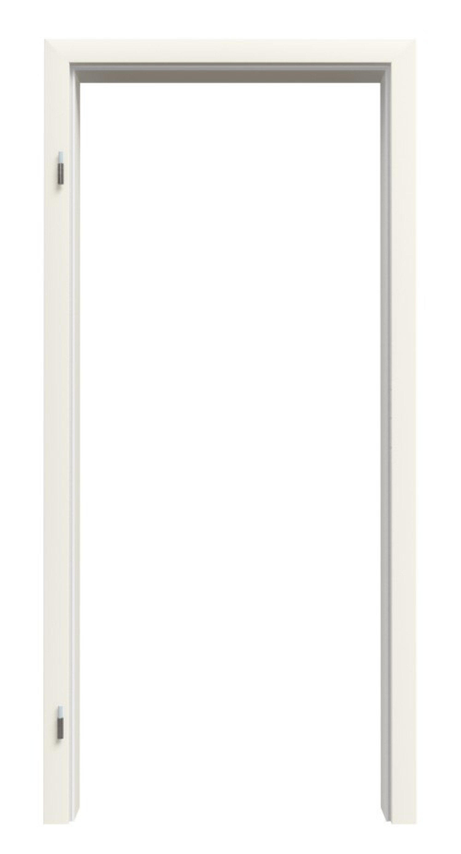 Bild von Zarge für Wohnungseingangstüren Weißlack RAL 9010 Premium ZA-14 mit eckiger Kante