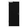 HUGA Brandschutztür T30 Schwarz ähnlich RAL 9005 Lack Basic