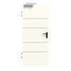 GARANT Brandschutztür T30 Corona 833 Pearl White CePaL