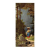 Mädchen mit Ziege Innentür Carl Spitzweg Reproduktion