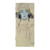Frauenkopf Innentür Gustav Klimt Reproduktion