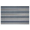 ENTRADA Aluprofilmatte KLASSIK Rips T06PP blau/grau / Minibürste MB01 schwarz