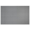 ENTRADA Aluprofilmatte KLASSIK Rips T05PP grau / Minibürste MB01 schwarz