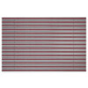 ENTRADA Aluprofilmatte KLASSIK Rips T09PP rot / Minibürste MB01 schwarz