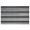 ENTRADA Aluprofilmatte KLASSIK Rips T01PP schwarz / Minibürste MB01 schwarz