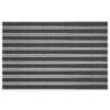 ENTRADA Aluprofilmatte ROYAL Rips T03PP anthrazit / Minibürste MB02 grau