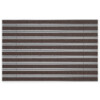ENTRADA Aluprofilmatte ROYAL Rips T08PP braun / Minibürste MB02 grau