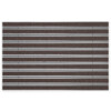 ENTRADA Aluprofilmatte ROYAL Rips T08PP braun / Minibürste MB01 schwarz
