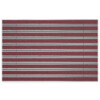 ENTRADA Aluprofilmatte ROYAL Rips T09PP rot / Minibürste MB01 schwarz