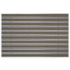 ENTRADA Aluprofilmatte ROYAL Rips T12PP sand / Minibürste MB01 schwarz