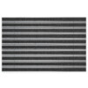 ENTRADA Aluprofilmatte ROYAL Rips T01PP schwarz / Minibürste MB02 grau