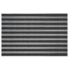 ENTRADA Aluprofilmatte ROYAL Rips T01PP schwarz / Minibürste MB01 schwarz