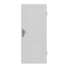 JELD-WEN Wohnungseingangstür Contour 2F Nickelgrau ähnl. RAL 7047 ExpertLack