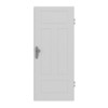 JELD-WEN Wohnungseingangstür Contour 4FS Nickelgrau ähnl. RAL 7047 ExpertLack