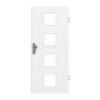 GARANT Wohnungseingangstür D354-60 Designer White Resopal mit Lichtausschnitt LA-10