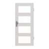 GARANT Wohnungseingangstür U12188SD Lichtgrau GHK08 mit Lichtausschnitt LA-11