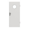 GARANT Wohnungseingangstür 0160-60 Silver Grey CePaL mit Lichtausschnitt LA-12