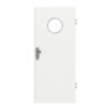 GARANT Wohnungseingangstür D354-60 Designer White Resopal mit Lichtausschnitt LA-12